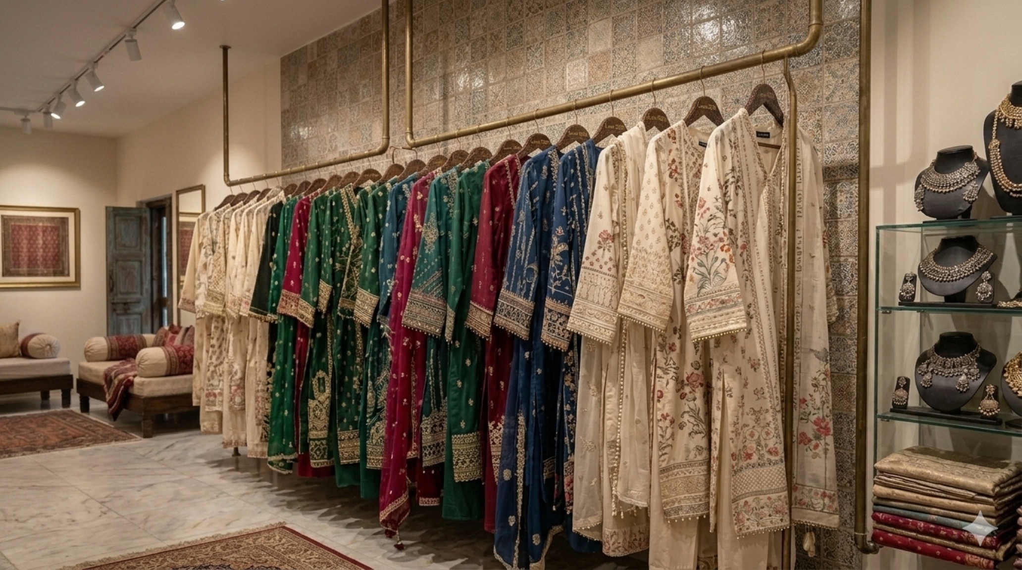 Sara Khan Collections — luxury rack and jewelry display