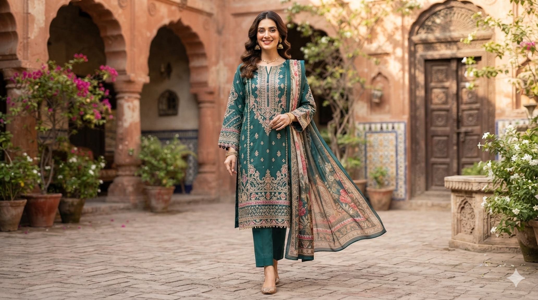 Sara Khan Collections — outdoor heritage look